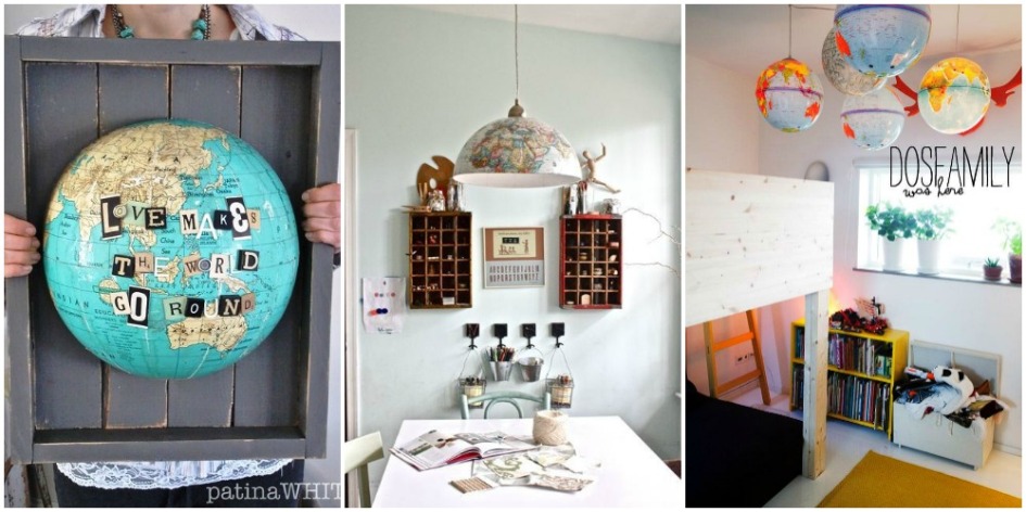 decorar con mapas