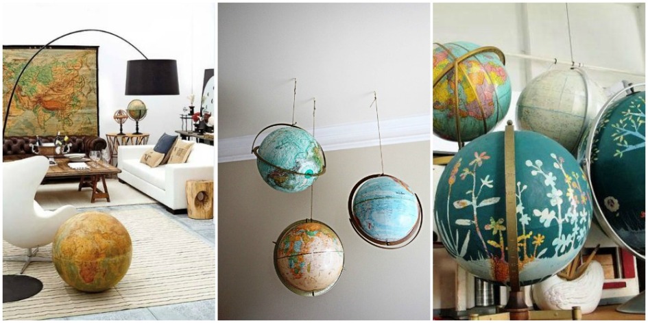decorar con mapas