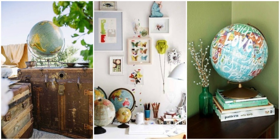 decorar con mapas