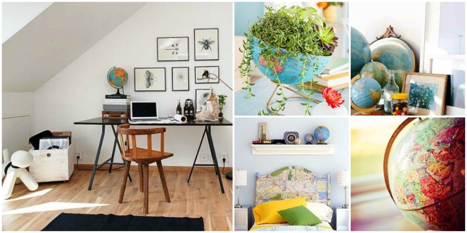 decorar con mapas