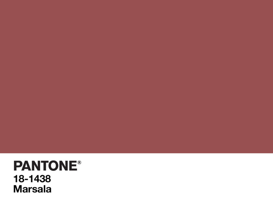 color del año 2015 marsala